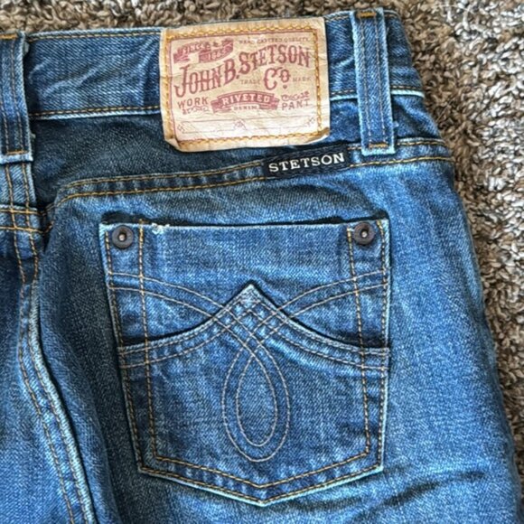 John Stetson 4 Reg Dark Wash Classic Bootcut - Picture 10 of 12